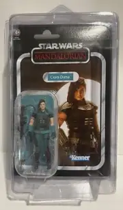 STAR WARS THE MANDALORIAN 3.75 VINTAGE VC164 CARA DUNE MOSC IN PROTECH CASE