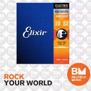 Elixir 12077 Electric Guitar Strings Nanoweb Light Heavy 10-52 E-NW-LH - BM