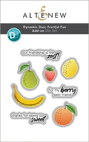 Altenew Dynamic Duo- Fruitful Fun Add-On Die Set