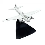14x17x10cm High Simulation 1:144 Alloy Aircraft Model Plane Souvenir White