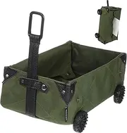 WEKADRIN 1Pc Outdoor Portable Trolley Storage Box Canvas Tissue Holder for Car and Camping Lightweight and Flexible Use Concealed Buckle Design for Outdoor Activities