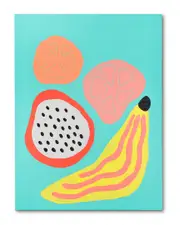Ready2HangArt Fruity Friday Wrapped Canvas Wall Art by Lisa Kaw
