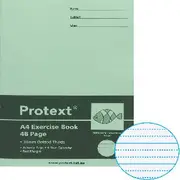 Protext A4 70gsm 24mm Dotted Thirds Exercise Book 48 Pg Blue