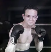 Bantamweight Boxer Alphonse Halimi France 1950S Old Boxing Photo
