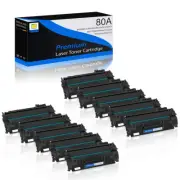 10 PACK CF280A 80A Toner Cartridge For HP LaserJet Pro M401dw M425dn M425dw