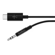 Belkin USB-C to 3.5mm Audio Cable - 1.8m - Black [F7U079bt06-BLK]