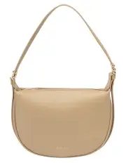 [Mocha] Savannah Shoulder Crossbody Bag in Beige