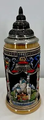 King German Beer Stein Neuschwanstein Castle Limited Edition #742 Disney World