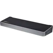 StarTech.com Triple Monitor USB 3.0 Docking Station for Laptops - Mac & Windows - USB Fast Charge Port - Up to 4K