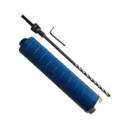 2-1/2" Diamond Dry Core Bit for Brick and Block with SDS Plus Pilot Bit Adapt...