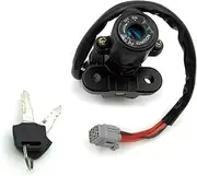 Ignition Switch for Suzuki for GSXR 600 2006-2018 for GSXR750 2006-2018 Motorcycle Ignition Switch Fuel Tank Cap Cover Seat Keys Lock Motorcycle Ignition Switch Lock(Ignition Lock)