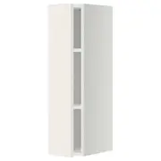 METOD wall cabinet with shelves, white/Veddinge white, 20x37x80 cm