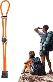 Rope Buckles for Hiking, Rope Fastening Cord for Hiking Poles – Hiking Backpack Fastening Elastic Cord, Attachment Cable for Hiking Pole, Rop for Climbing, Making