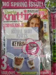 Simply knitting iss.171,spring knits,royal baby knits /free keyring knit kit + m