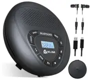 Speaker + Bluetooth CD Player with Speakers + New+ Discman + Rechargeable