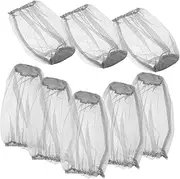Fishing Head Net Mesh Net Hat Netting Neck Cover Portable Netting Outdoor Hat Grey