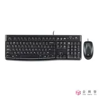 在飛比找樂天市場購物網優惠-Logitech羅技 有線滑鼠鍵盤組 黑 MK120 滑鼠 