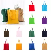 Solid Color Canvas Bags Shopping StorageBags Tote Bag Eco-friendly Shopping Bag¬