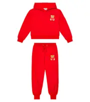 [Moschino Kids] Moschino Kids Cotton-blend tracksuit Y 12 red