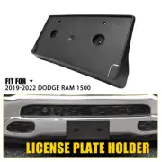 For 2019-2022 Dodge Ram 1500 License Plate Bracket Front Bumper Holder Frame