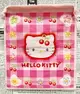 【震撼精品百貨】Hello Kitty 凱蒂貓 HELLO KITTY日本SANRIO三麗鷗KITTY縮口袋/購物袋-櫻桃格子*06094 震撼日式精品百貨