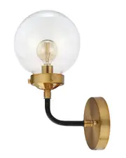 JONATHAN Y Designs Caleb 12in 1-light Brass Wall Sconce