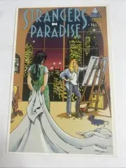 Strangers In Paradise Keepsake Collection Terry Moore 6 IV Coated 6 x 9 Cards