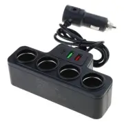 12/24V Portable Type C USB Car Charging Adapter 120W Vehicles Charging Splitter