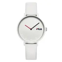 在飛比找Yahoo!奇摩拍賣優惠-FILA斐樂手錶官方正品新款時尚簡約防水女士皮帶石英腕錶61