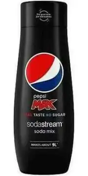Pepsi Max SodaStream Soda Mix 440ml Sparkling Soda Water Syrup..