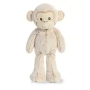 14 Inch Brown Monkey Plush Toy Soft Cuddly for Baby Crib Comfort