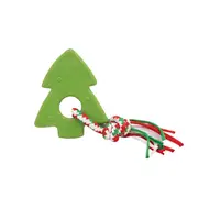ZippyPaws Holiday ZippyTuff Teetherz Christmas Tree Chew Toy for Dogs
