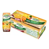 在飛比找樂天市場購物網優惠-嘉紛娜 100% 橙香多酚蔬果汁 250毫升 X 24入