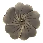 Flower Incense Holder Alloy Incense Burner Holder Incense Tray Decor