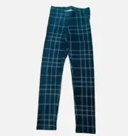 Girls Old Navy Green Plaid Leggings (Size XL)
