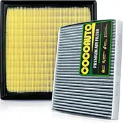 COCOAUTO Cabin Engine Air Filter Kit Fit for Subaru Outback 2020-2025 (2.4L 2.5L), Crosstrek 2018-2023 (2.0L 2.5L), Ascent 2019-2025, Impreza 2017-2023 (2.0L), Legacy 2020+, 8713958010 16546AA16A
