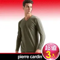 在飛比找momo購物網優惠-【皮爾卡登 Pierre Carddin】彈力棉V領長袖衫-