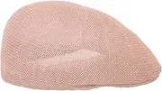 [Qianly] Mesh Flat Cap, Breathable Summer Hat, for Fishing Driving Traveling