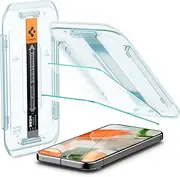[Spigen] EZ Fit for Google Pixel 9 / Pixel 9 Pro Screen Protector, Easy Application Auto Alignment Technology Installation Tray, 9H Tempered Slim Glass [2-Pack] - Clear