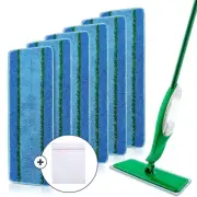 6 Pack Upgraded Refill Pad for Libman Freedom Spray Mop, Washable Microfiber ...