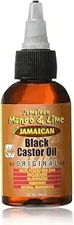 Jamaican Mango and Lime Black Castor Oil, Original, 2 Ounce
