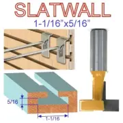 1 pc 1/2" Shank T-Slot & T-Track Slotting and Slatwall Sutter Router Bit