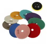 10 Pcs Water Mill Sandpaper Polishing Pad Wet with Buffer