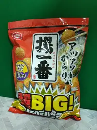 在飛比找露天拍賣優惠-日本進口 龜田製菓 超BIG 揚一番米果350g