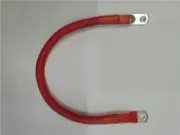 0 Gauge Tinned Battery Power Lead - Red - 450mm/ Heaviest Pre-Made Battery Leads