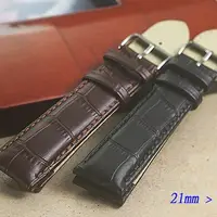 在飛比找PChome24h購物優惠-全新 進口高級軍錶專用錶帶 ( 21mm) 適用 IWC. 