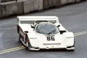 Bruce Leven Steve Millen Bayside Disposal Racing Porsche 962 durin- Old Photo