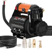 Onboard Air Compressor Kit 150PSI Offroad Air Compressor Portable Tire Inflator Heavy Duty 3.5CFM Air Pump for Jeep SUV 4x4 Vehicle Compatibility with Air tools, Air horns,