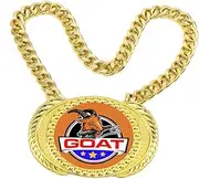 noblehead Championship Chain Medal Award Gift Metal MVP Chain Award Winner Prize Trophy Pendant Necklace For Winner Kids Adults Player Team Football Soccer Baseball Basketball Softball