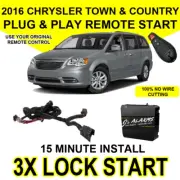 Js Alarms Remote Start Self Install 3X Lock For 2016 Chrysler Town & Country CH4